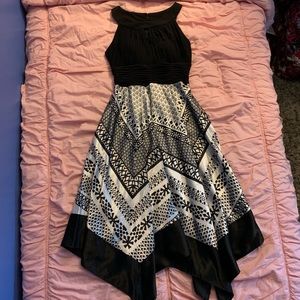 Black and White Dress